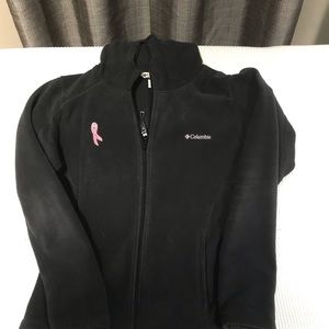Fleece breast cancer awareness jacket